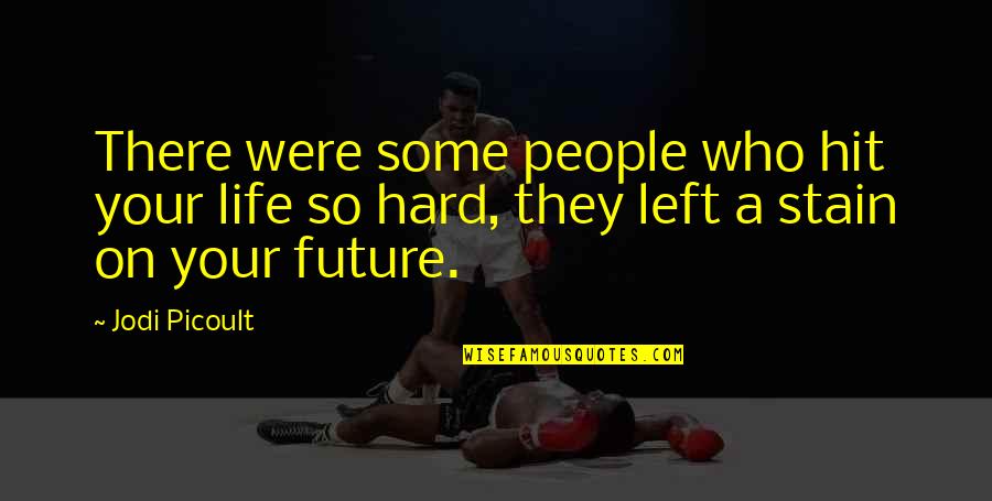 Under The Lion's Paw Quotes By Jodi Picoult: There were some people who hit your life