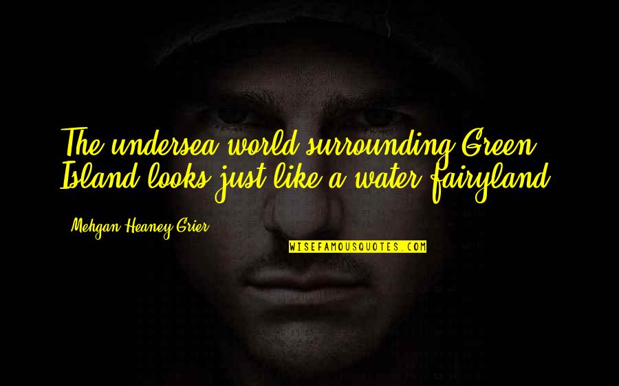 Undersea World Quotes By Mehgan Heaney-Grier: The undersea world surrounding Green Island looks just