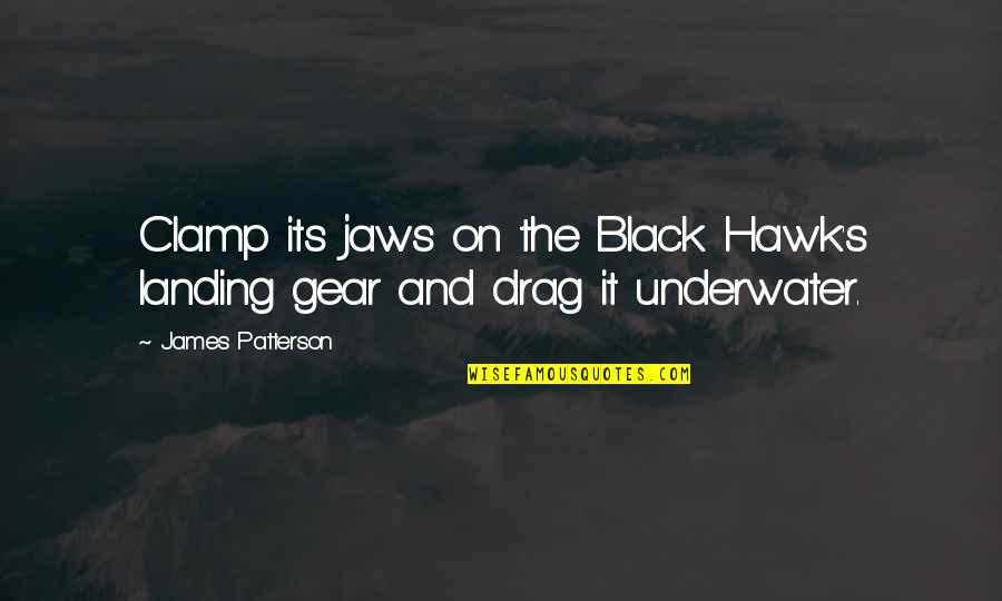 Underwater Quotes By James Patterson: Clamp its jaws on the Black Hawk's landing