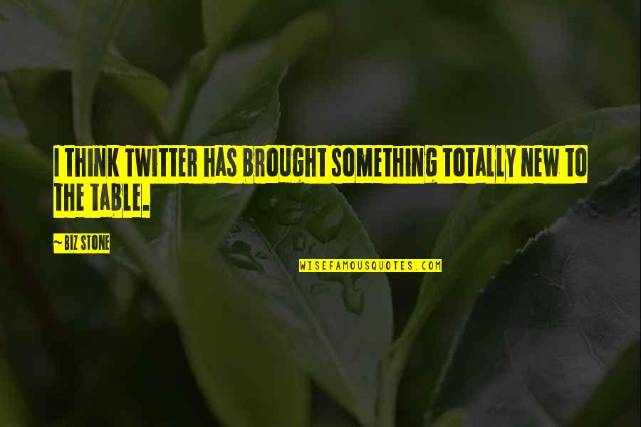Undrarmour Quotes By Biz Stone: I think Twitter has brought something totally new