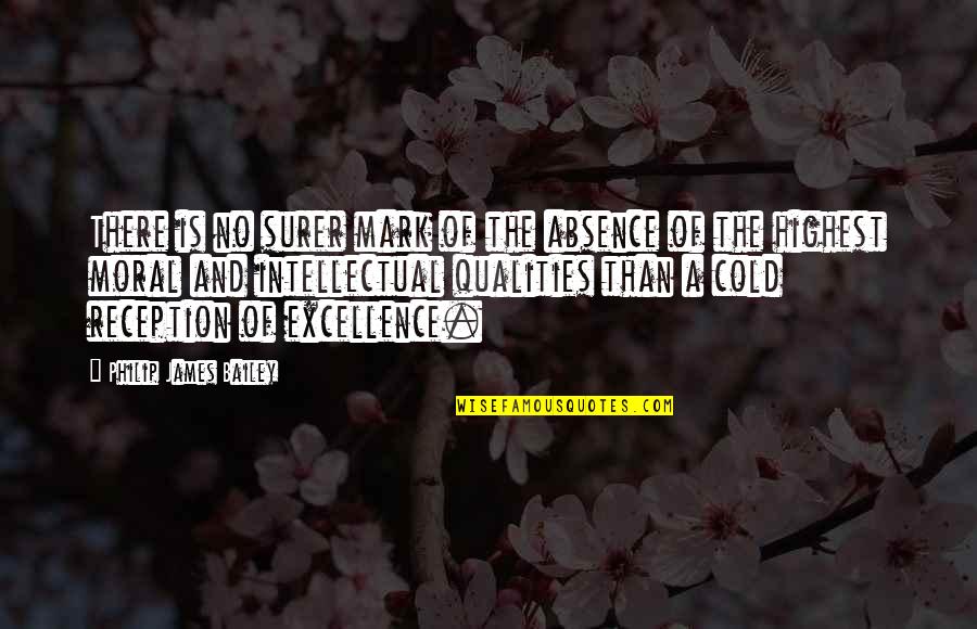 Unfaith Quotes By Philip James Bailey: There is no surer mark of the absence Unfaith Quotes By Philip James Bailey: There is no surer mark of the absence
