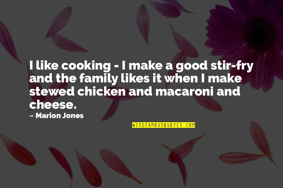 Unforgettable Tagalog Love Quotes By Marion Jones: I like cooking - I make a good