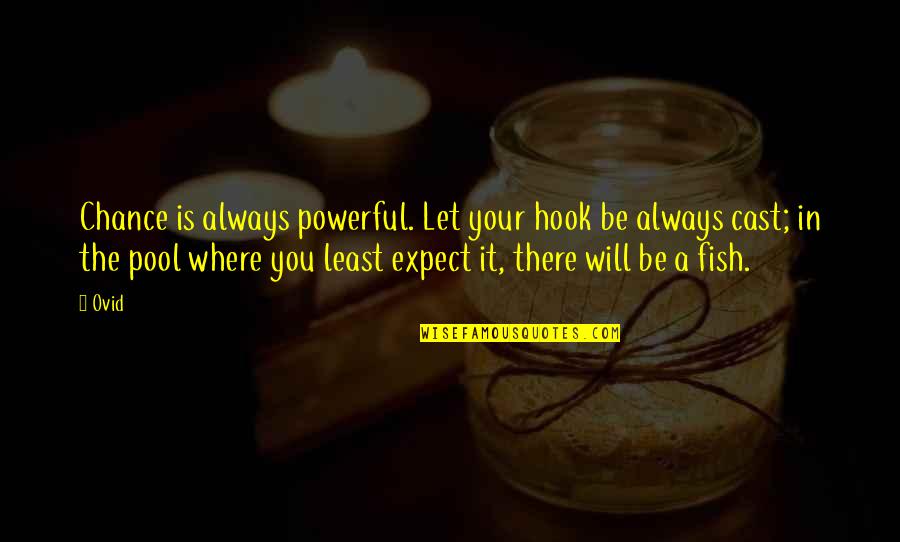 Ungiven God Quotes By Ovid: Chance is always powerful. Let your hook be Ungiven God Quotes By Ovid: Chance is always powerful. Let your hook be