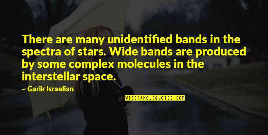 Unidentified Quotes By Garik Israelian: There are many unidentified bands in the spectra