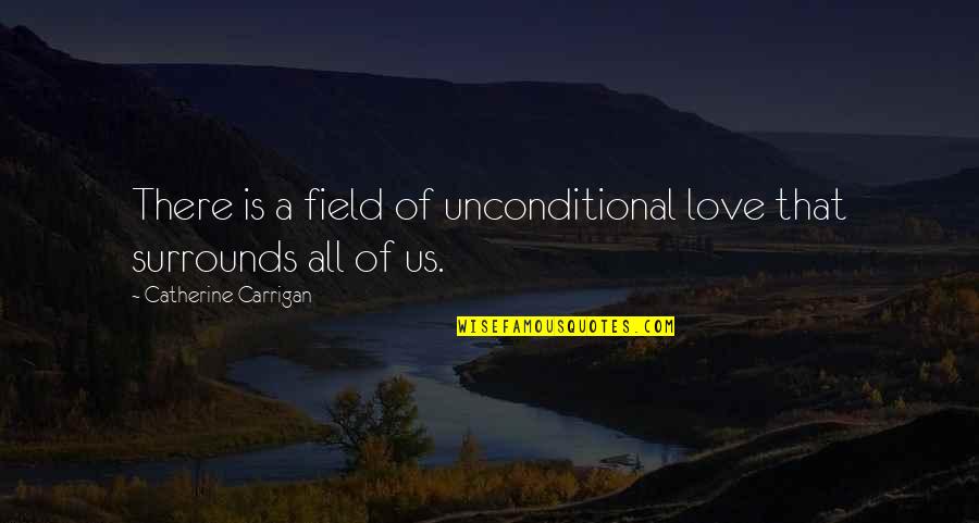 Unique Nation Quotes By Catherine Carrigan: There is a field of unconditional love that