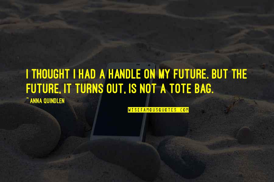 Unmanifestation Quotes By Anna Quindlen: I thought I had a handle on my