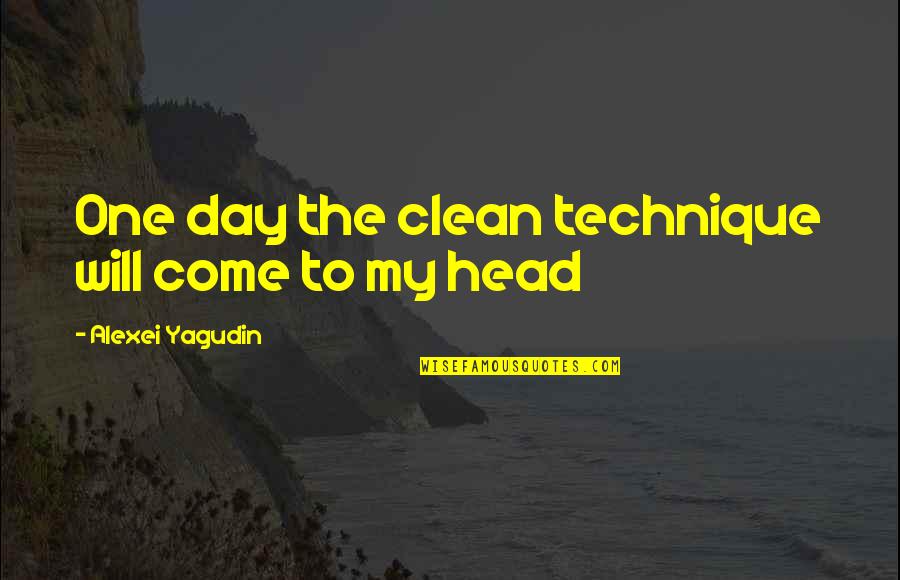 Unmiraculous Quotes By Alexei Yagudin: One day the clean technique will come to