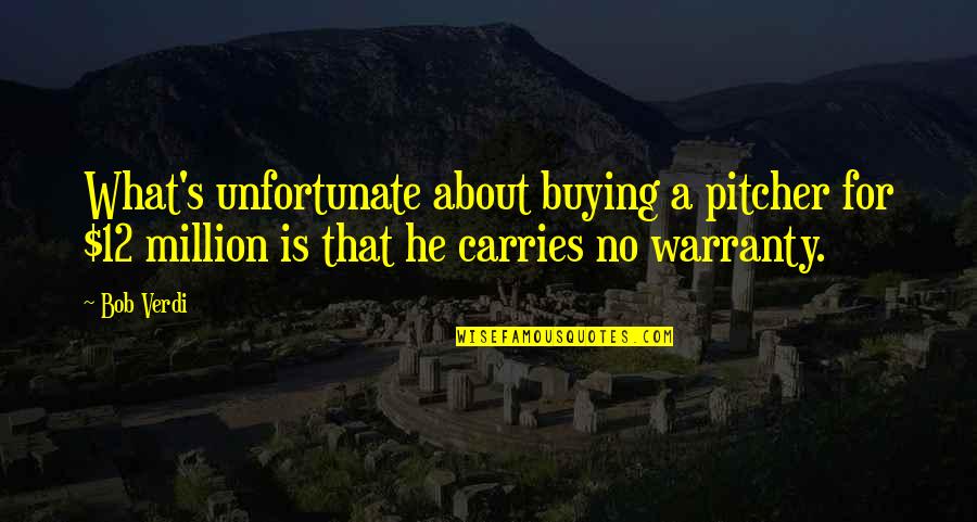 Unnative Quotes By Bob Verdi: What's unfortunate about buying a pitcher for $12 Unnative Quotes By Bob Verdi: What's unfortunate about buying a pitcher for $12