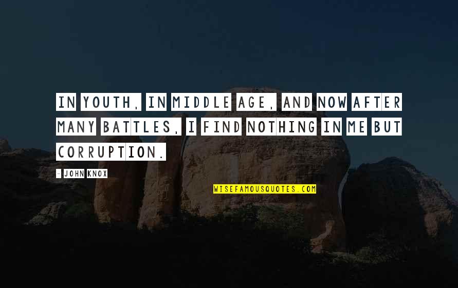 Unrighteousness Is Sin Quotes By John Knox: In youth, in middle age, and now after