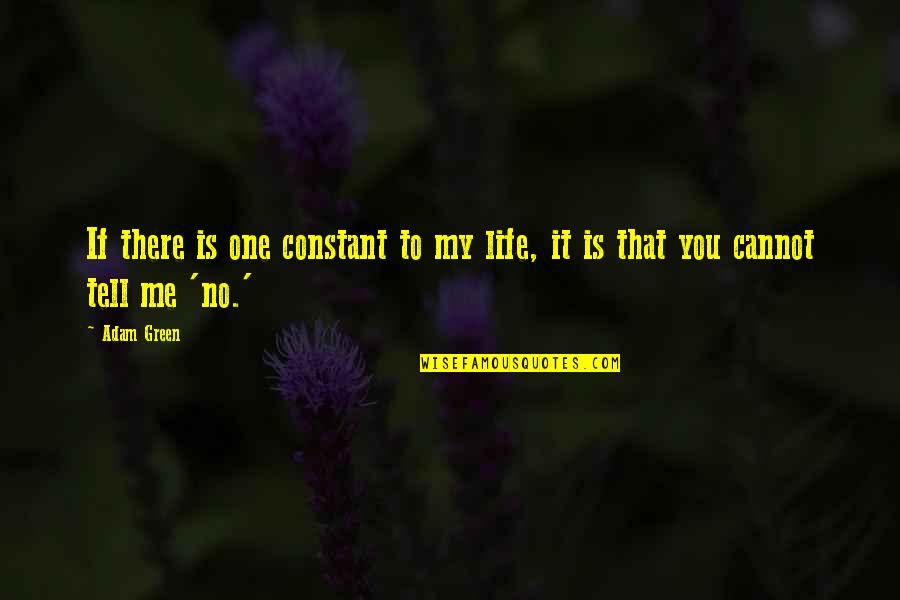 Unseen Indians Quotes By Adam Green: If there is one constant to my life,
