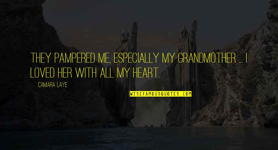 Unstoppable Force Immovable Object Quotes By Camara Laye: They pampered me, especially my grandmother ... I