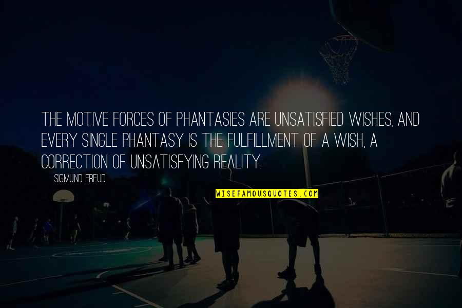 Untukmu Quotes By Sigmund Freud: The motive forces of phantasies are unsatisfied wishes,
