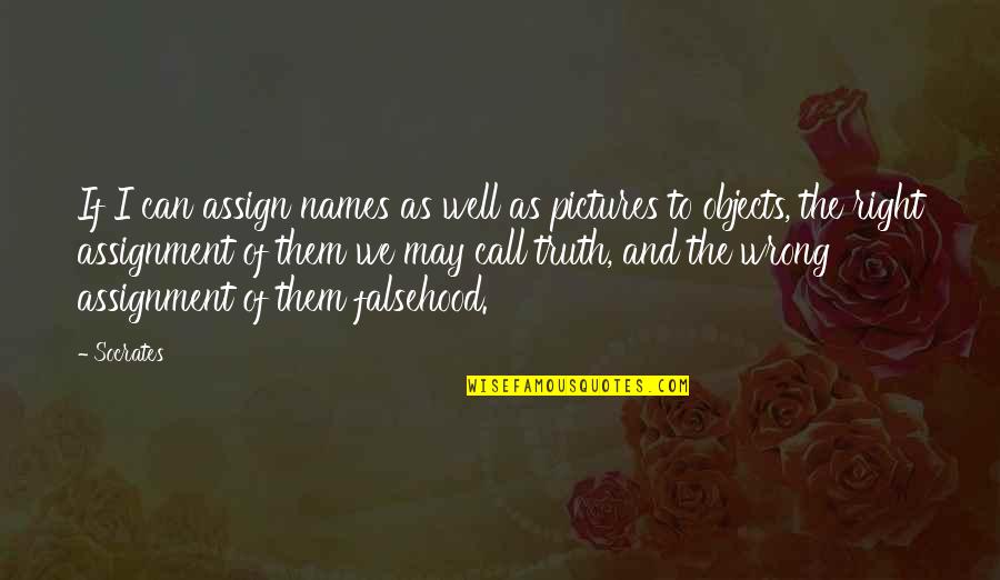 Unutarnja Hidrantska Quotes By Socrates: If I can assign names as well as Unutarnja Hidrantska Quotes By Socrates: If I can assign names as well as