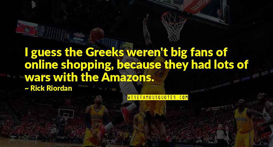 Up All Night Crying Quotes By Rick Riordan: I guess the Greeks weren't big fans of Up All Night Crying Quotes By Rick Riordan: I guess the Greeks weren't big fans of
