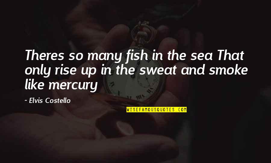 Up In Smoke Quotes By Elvis Costello: Theres so many fish in the sea That