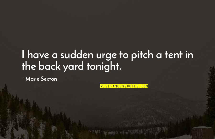 Uplands For Short Quotes By Marie Sexton: I have a sudden urge to pitch a