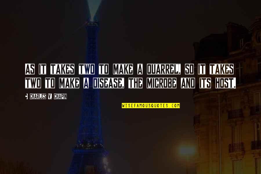 Uplifting Real Estate Quotes By Charles V. Chapin: As it takes two to make a quarrel,