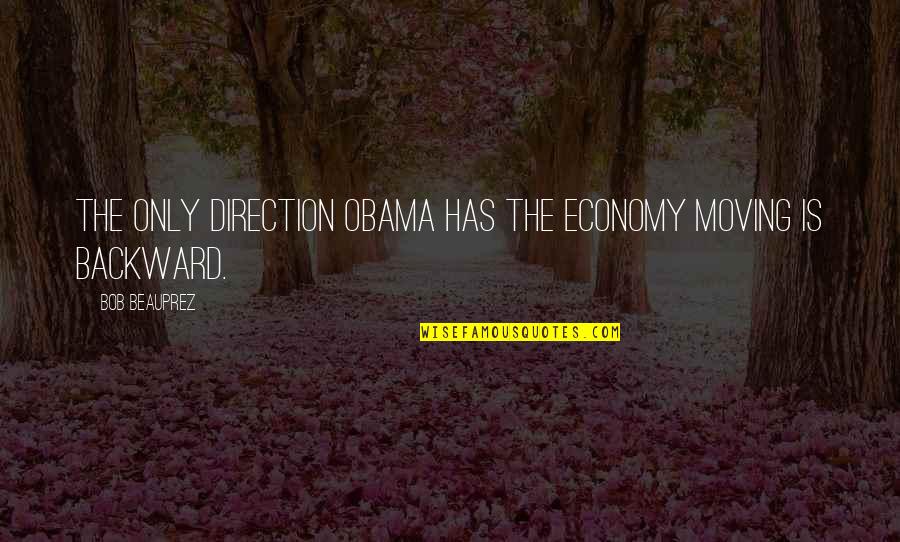 Upontheir Quotes By Bob Beauprez: The only direction Obama has the economy moving