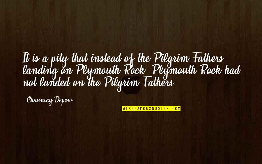 Urbanizing Quotes By Chauncey Depew: It is a pity that instead of the Urbanizing Quotes By Chauncey Depew: It is a pity that instead of the