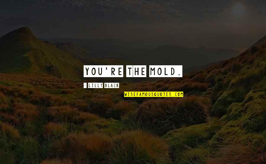 Urbanspoon App Quotes By Lilly Black: You're the mold. Urbanspoon App Quotes By Lilly Black: You're the mold.