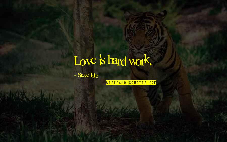 Urbemex Quotes By Steve Toltz: Love is hard work. Urbemex Quotes By Steve Toltz: Love is hard work.