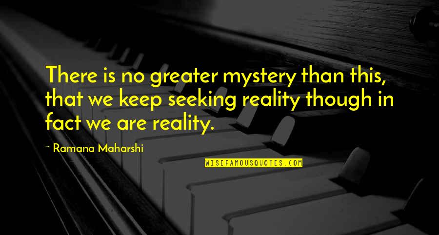 Urdu Sher Quotes By Ramana Maharshi: There is no greater mystery than this, that