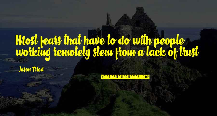 Uriostegui Name Quotes By Jason Fried: Most fears that have to do with people