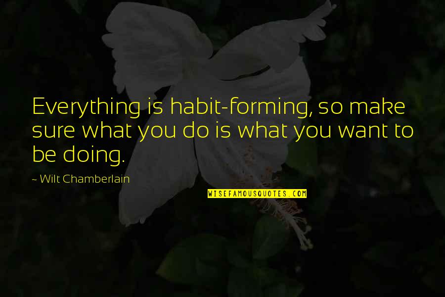 Urtubey Gobernador Quotes By Wilt Chamberlain: Everything is habit-forming, so make sure what you Urtubey Gobernador Quotes By Wilt Chamberlain: Everything is habit-forming, so make sure what you