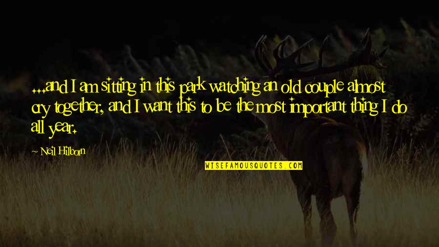 Uschi Glas Quotes By Neil Hilborn: ...and I am sitting in this park watching Uschi Glas Quotes By Neil Hilborn: ...and I am sitting in this park watching
