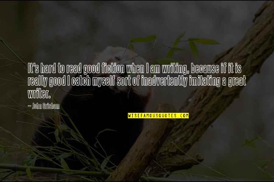 Usna Stock Quote Quotes By John Grisham: It's hard to read good fiction when I Usna Stock Quote Quotes By John Grisham: It's hard to read good fiction when I