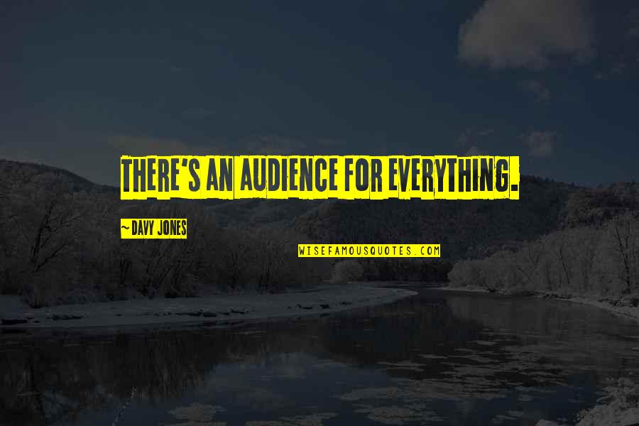Utrzymuje Sie Quotes By Davy Jones: There's an audience for everything. Utrzymuje Sie Quotes By Davy Jones: There's an audience for everything.