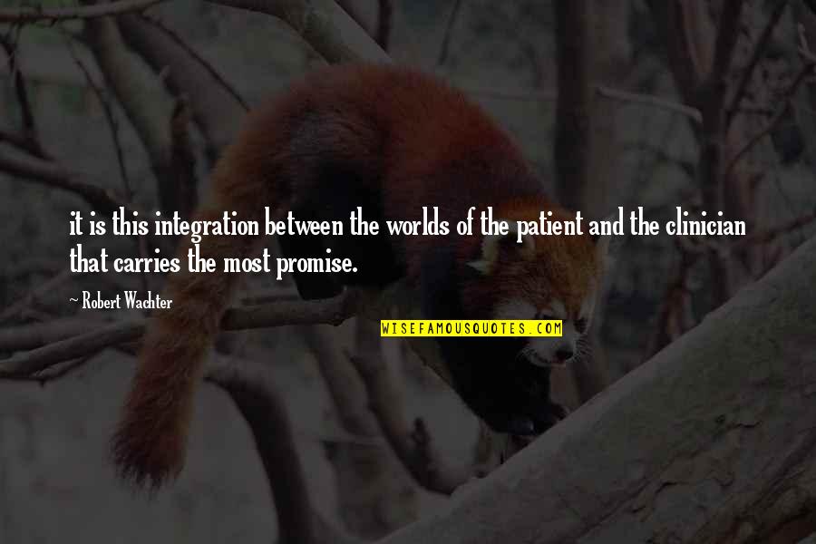 Uuanox Quotes By Robert Wachter: it is this integration between the worlds of