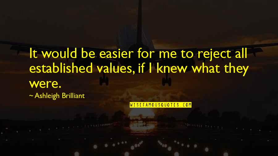 Uulu Kohvik Quotes By Ashleigh Brilliant: It would be easier for me to reject Uulu Kohvik Quotes By Ashleigh Brilliant: It would be easier for me to reject