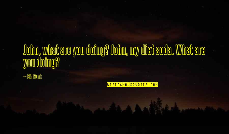 Uvala Stiniva Quotes By CM Punk: John, what are you doing? John, my diet