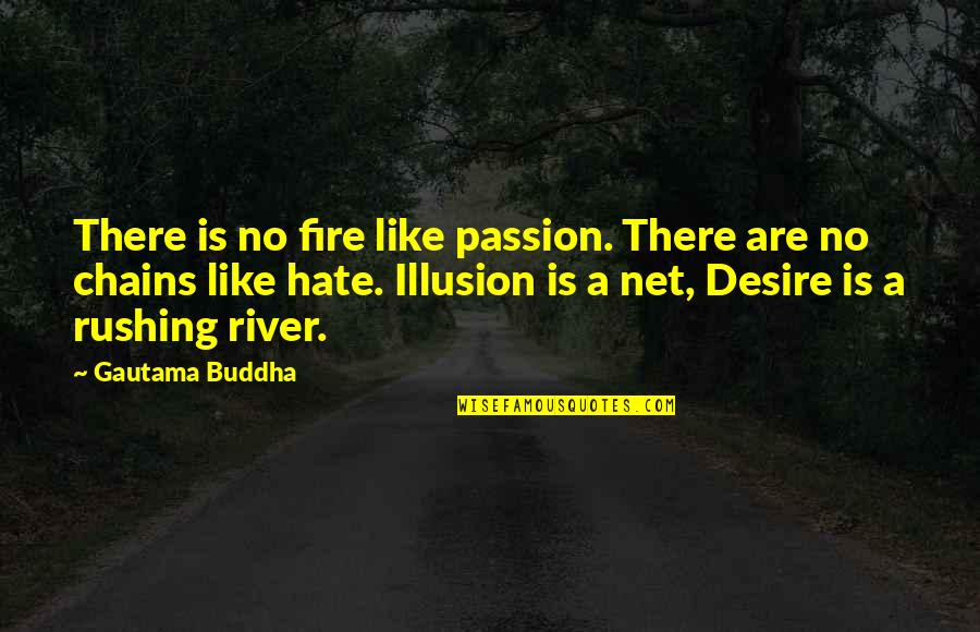 Uvanet Quotes By Gautama Buddha: There is no fire like passion. There are