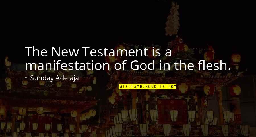 Vachik Mukelyan Quotes By Sunday Adelaja: The New Testament is a manifestation of God Vachik Mukelyan Quotes By Sunday Adelaja: The New Testament is a manifestation of God