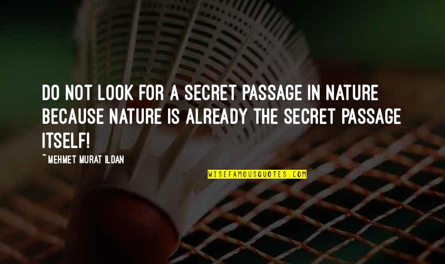 Val Toriello Quotes By Mehmet Murat Ildan: Do not look for a secret passage in Val Toriello Quotes By Mehmet Murat Ildan: Do not look for a secret passage in