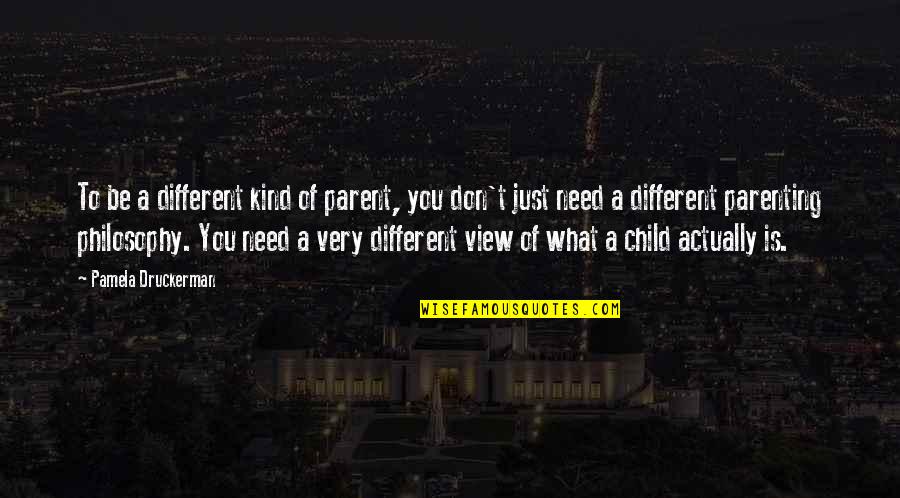 Valcour Island Quotes By Pamela Druckerman: To be a different kind of parent, you