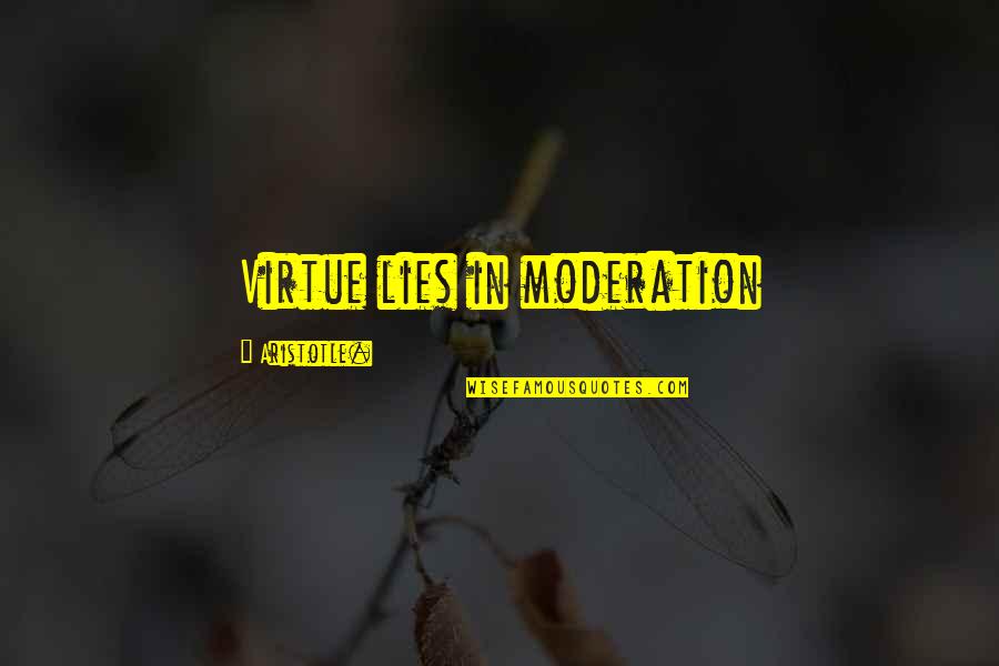 Valentine Instagram Quotes By Aristotle.: Virtue lies in moderation