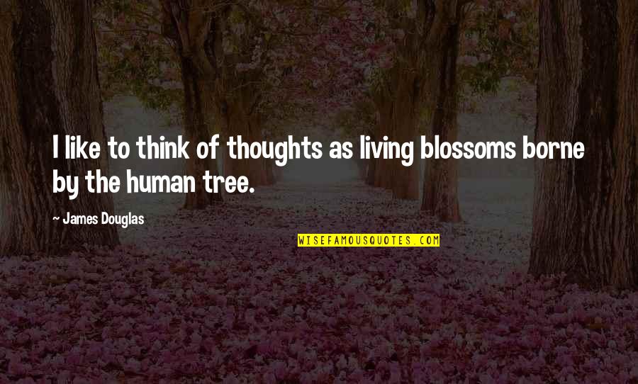 Valerii Todorovskii Quotes By James Douglas: I like to think of thoughts as living