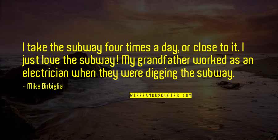 Valikor Quotes By Mike Birbiglia: I take the subway four times a day, Valikor Quotes By Mike Birbiglia: I take the subway four times a day,