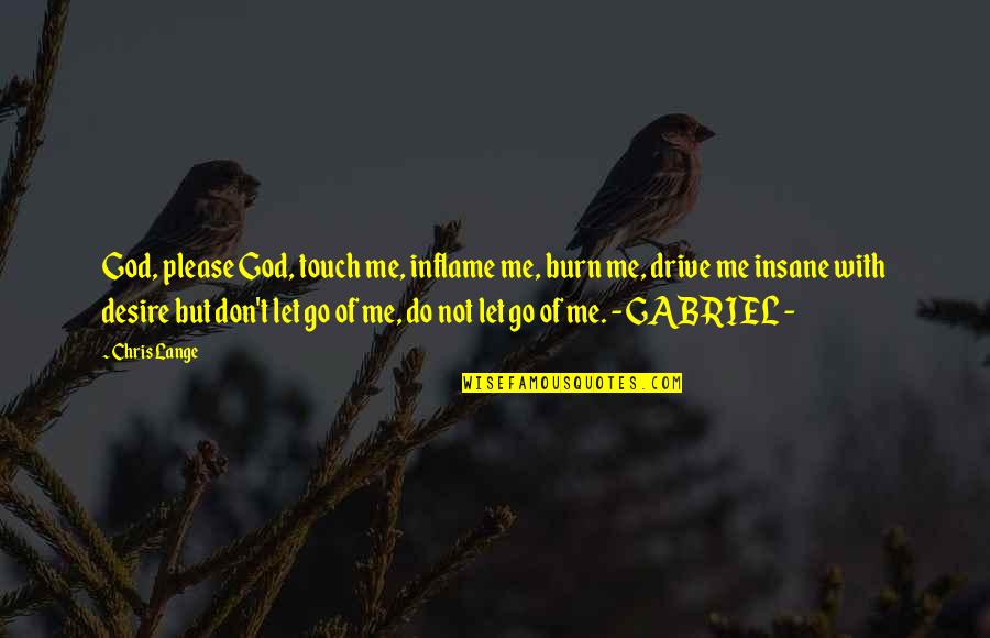 Vampire Paranormal Romance Quotes By Chris Lange: God, please God, touch me, inflame me, burn Vampire Paranormal Romance Quotes By Chris Lange: God, please God, touch me, inflame me, burn