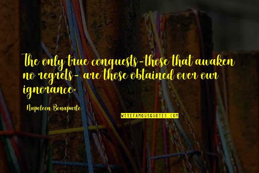 Vampire Princess Rising Quotes By Napoleon Bonaparte: The only true conquests-those that awaken no regrets- Vampire Princess Rising Quotes By Napoleon Bonaparte: The only true conquests-those that awaken no regrets-