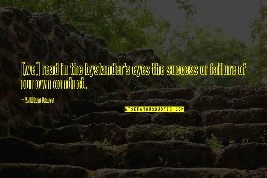 Van Der Beek Miscarriage Quotes By William James: [we] read in the bystander's eyes the success