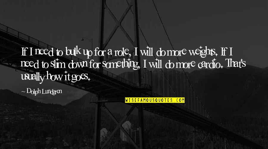 Van Helsing Movie Dracula Quotes By Dolph Lundgren: If I need to bulk up for a