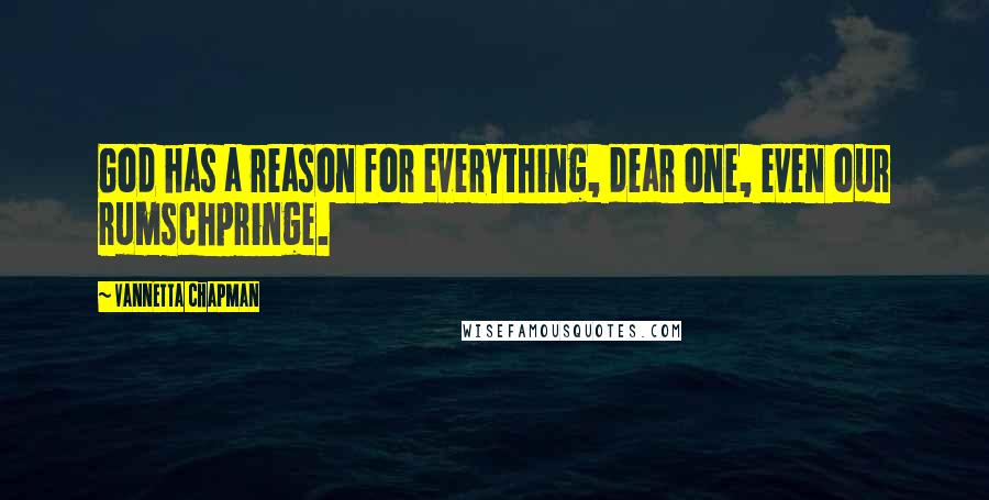 Vannetta Chapman quotes: God has a reason for everything, dear one, even our rumschpringe.