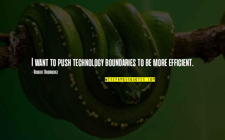 Vannetti Acoustics Quotes By Robert Rodriguez: I want to push technology boundaries to be Vannetti Acoustics Quotes By Robert Rodriguez: I want to push technology boundaries to be