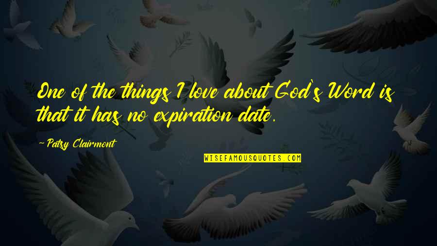 Varnie Mastin Quotes By Patsy Clairmont: One of the things I love about God's