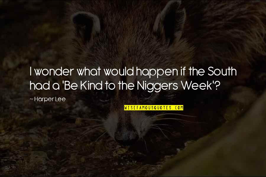 Vassiah Quotes By Harper Lee: I wonder what would happen if the South