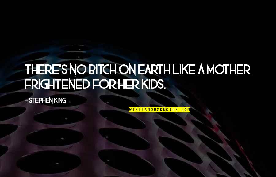 Vazge Quotes By Stephen King: There's no bitch on earth like a mother